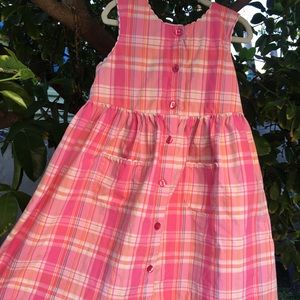 Pink gingham dress